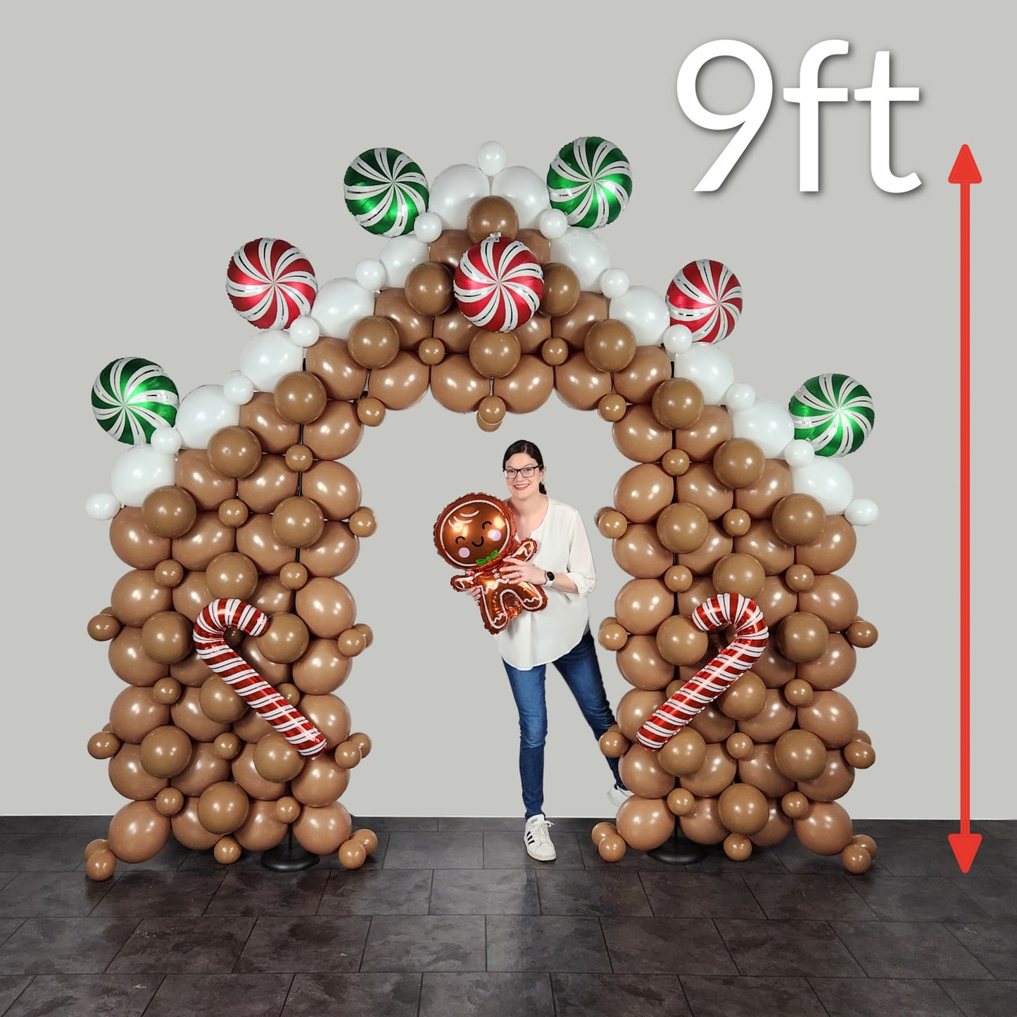 Gingerbread House Balloon Link Tutorial and Plans | Digital Balloon Recipe