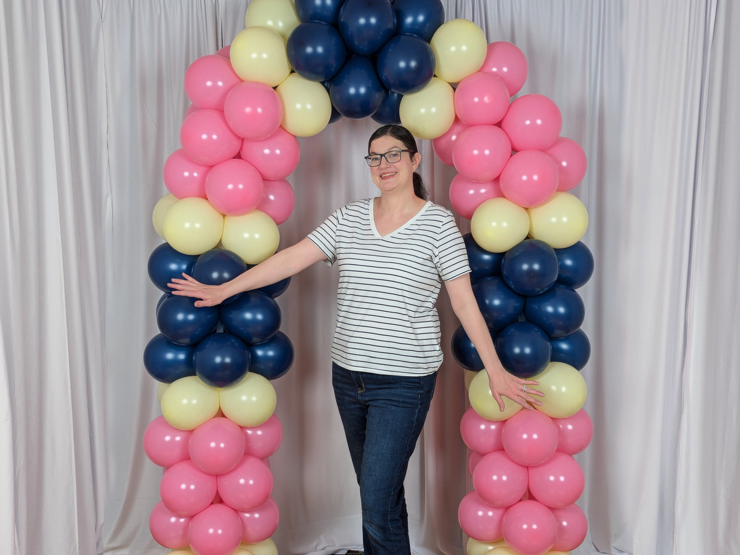 Color Block Balloon Arch Tutorial and Plans | Digital Balloon Recipe