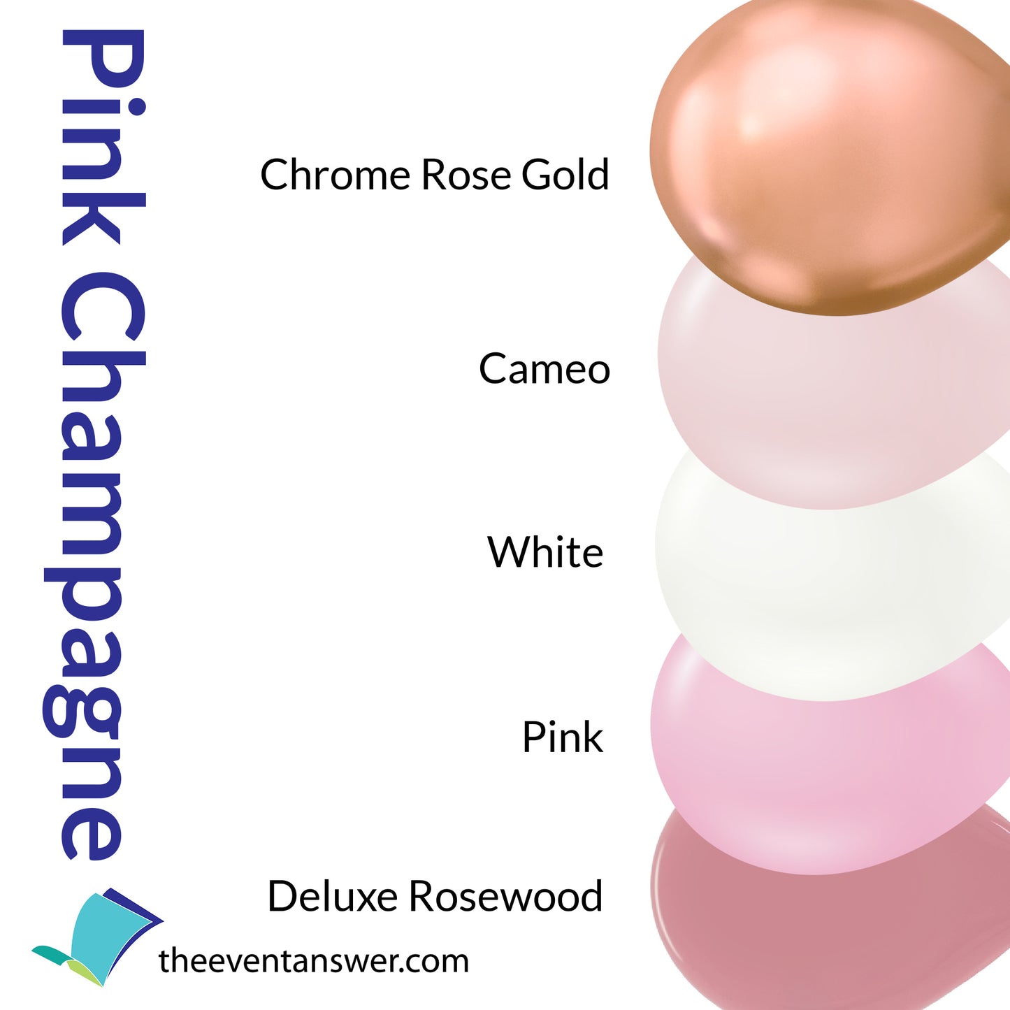 Organic Balloon Garland Kit - Pink Champagne
