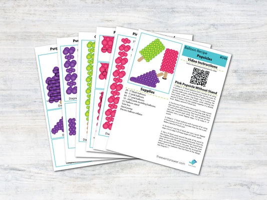 Balloon Popsicles Tutorial and Plans | Digital Balloon Recipe