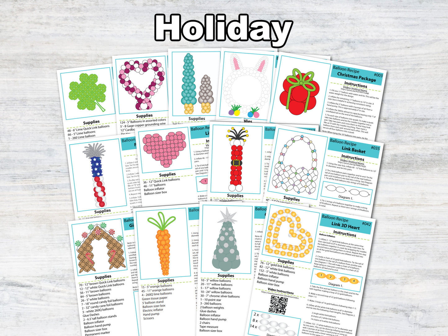 Balloon Plans - Pro Bundle - Digital Balloon Recipes