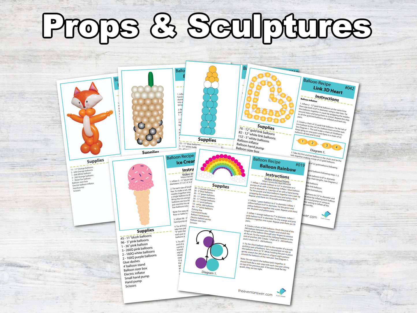 Balloon Plans - Pro Bundle - Digital Balloon Recipes