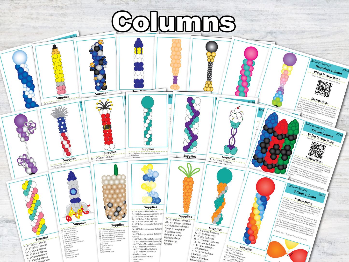 Balloon Plans - Pro Bundle - Digital Balloon Recipes