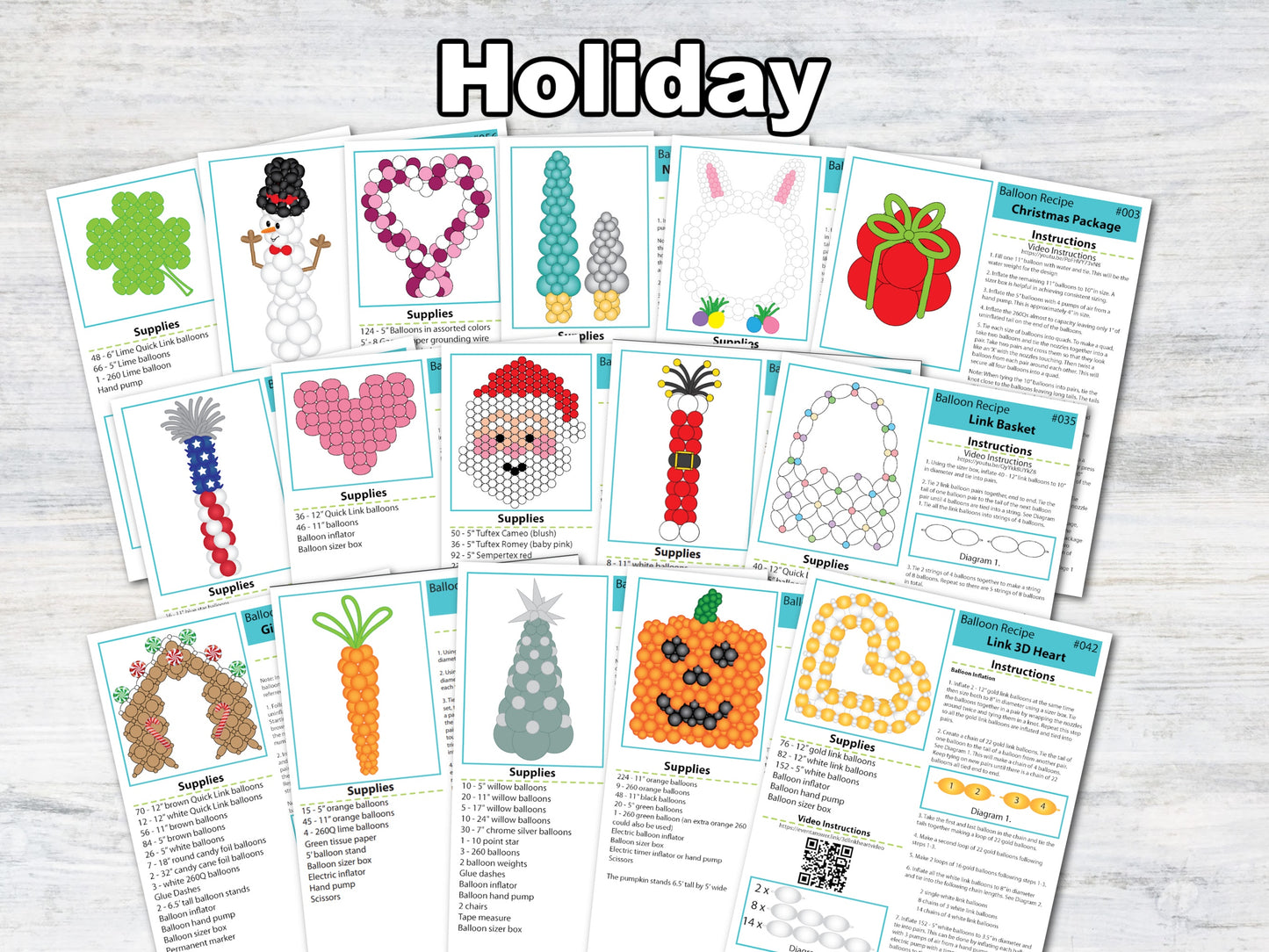 Balloon Plans - Pro Bundle - Digital Balloon Recipes