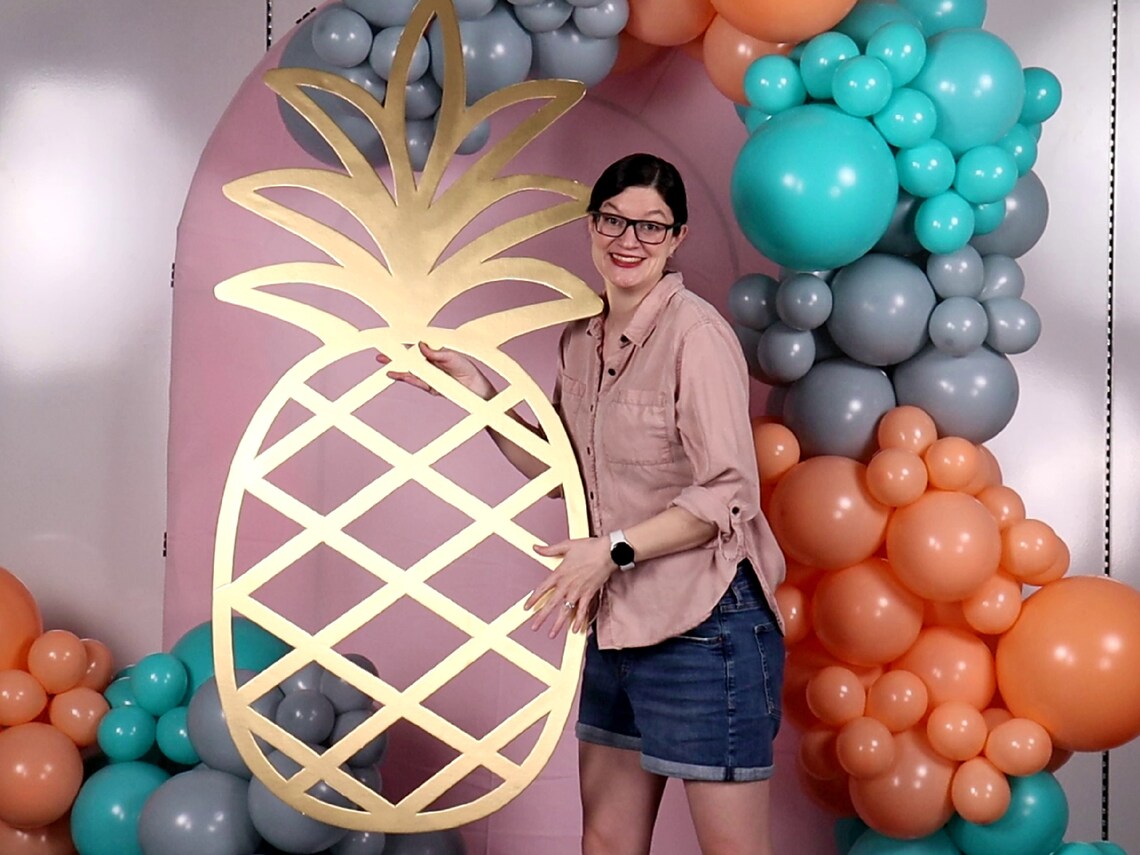 Freestanding 5' Pineapple Template and Tutorial | Digital Plans
