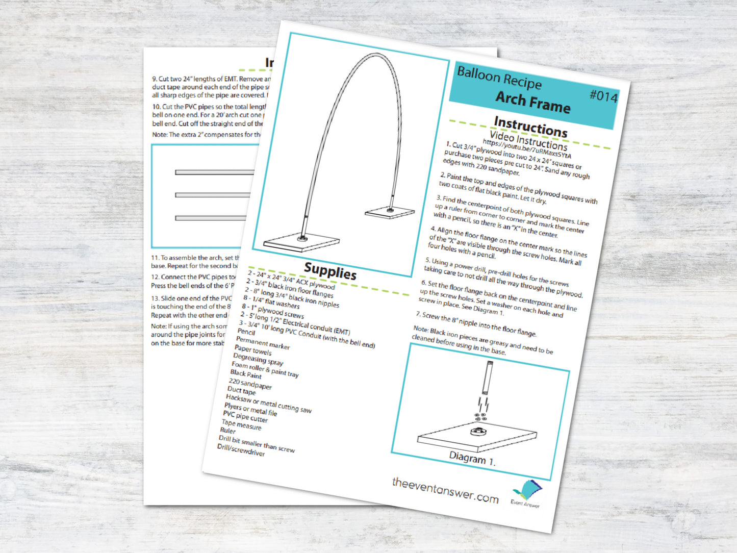 Balloon Arch Frame Tutorial and Plans | Digital Plans