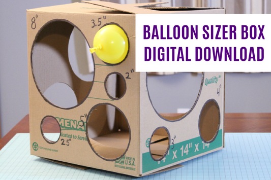 DIY Balloon Sizer Box Template and Instructions | Digital Plans (PDF)