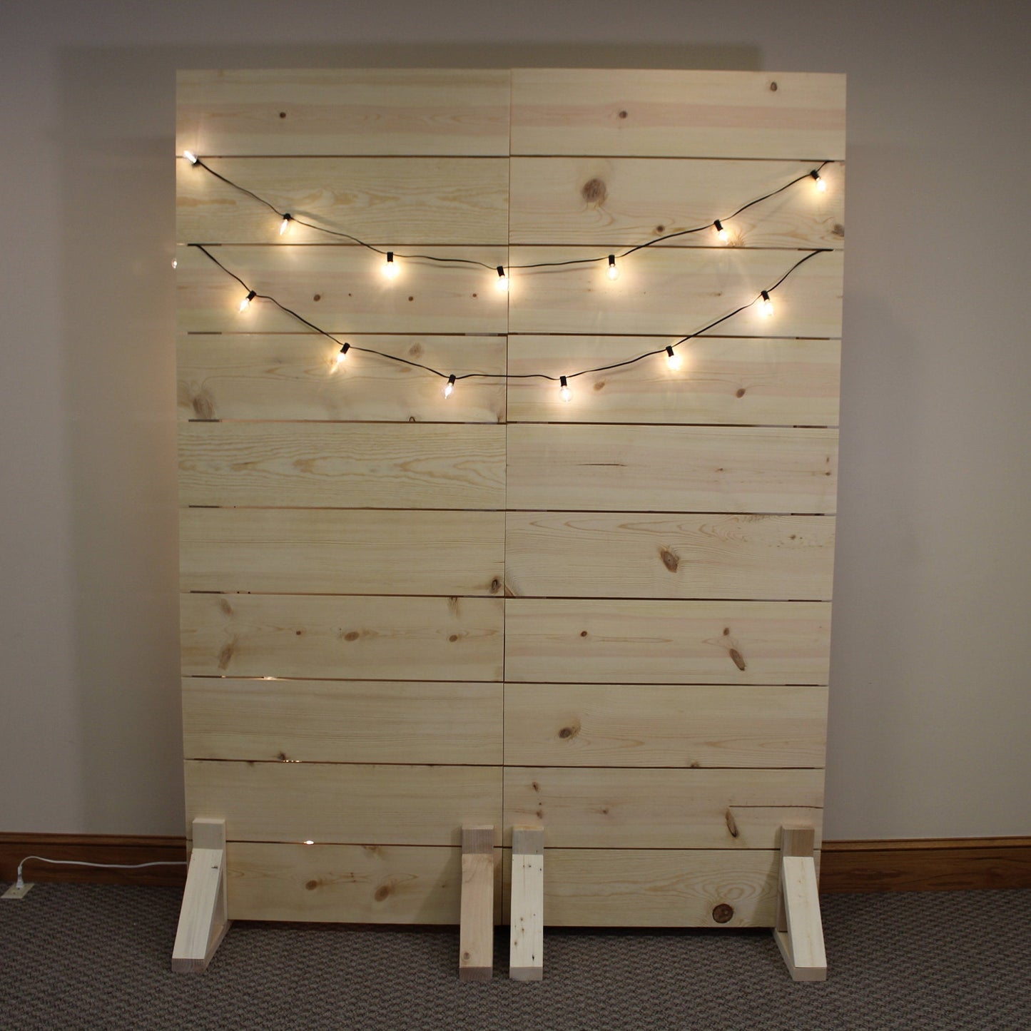 Portable Wood Wall Backdrop Plans and Cut List, Wood Wedding Backdrop