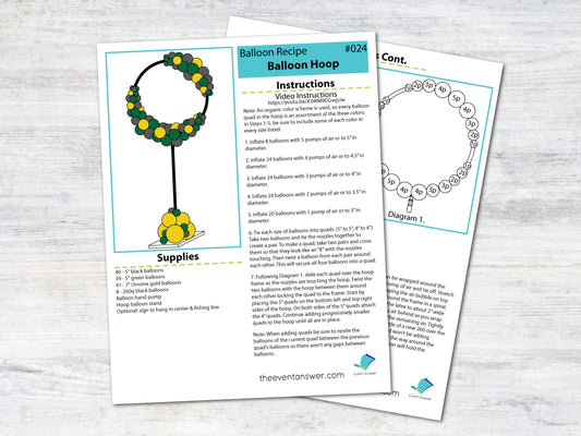 Circle Balloon Arch Tutorial and Plans | Digital Balloon Recipe