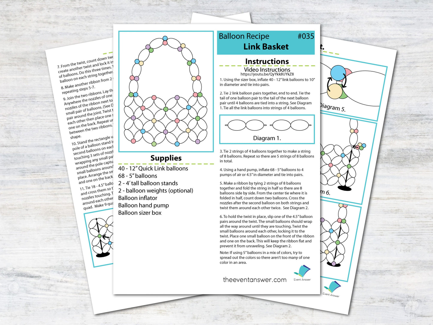 Easter Basket Balloon Arch Tutorial and Plans | Digital Balloon Recipe