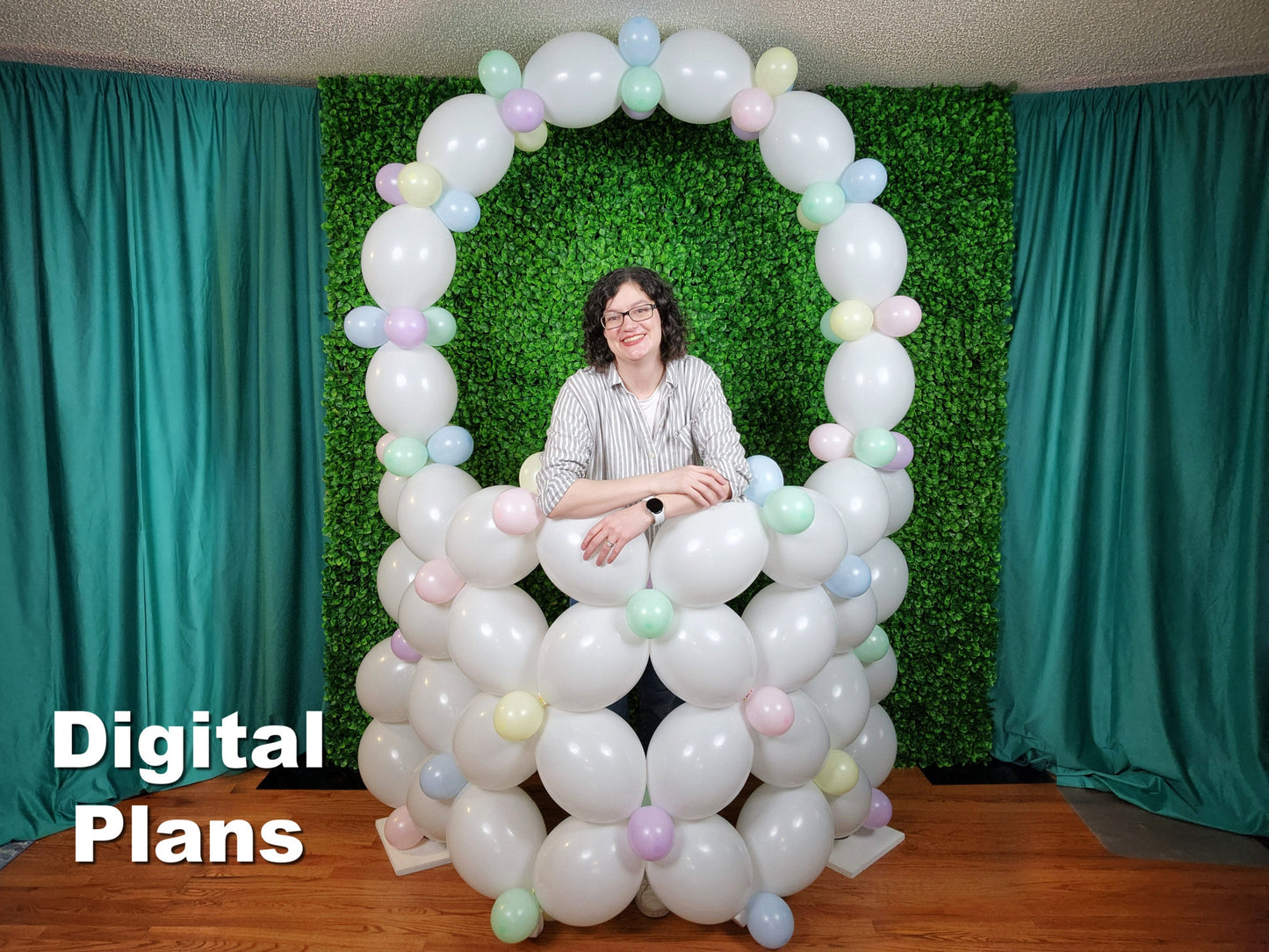Easter Basket Balloon Arch Tutorial and Plans | Digital Balloon Recipe