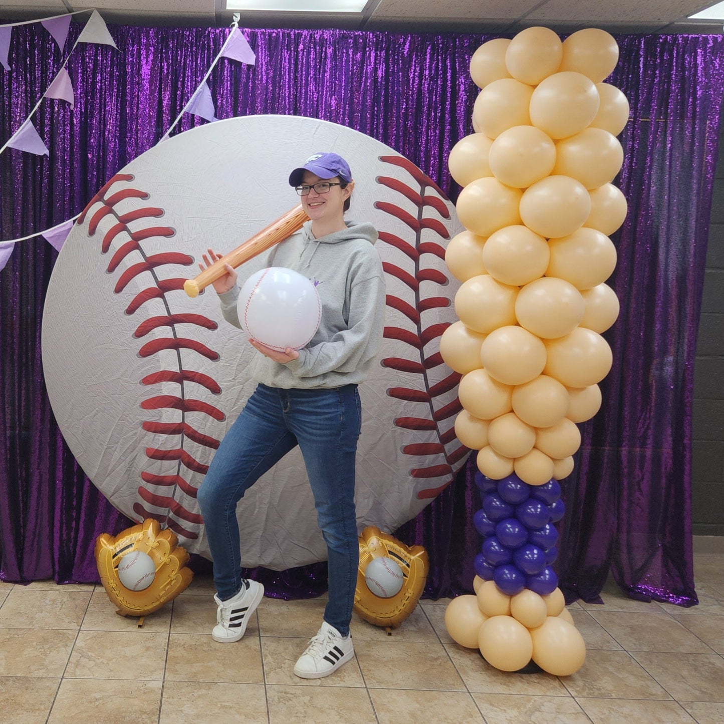Baseball Bat Balloon Column Tutorial and Plans | Digital Balloon Recipe