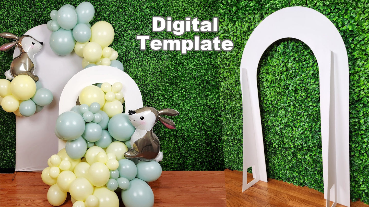 40x60" Arch Backdrop Template and Tutorial | Digital Template