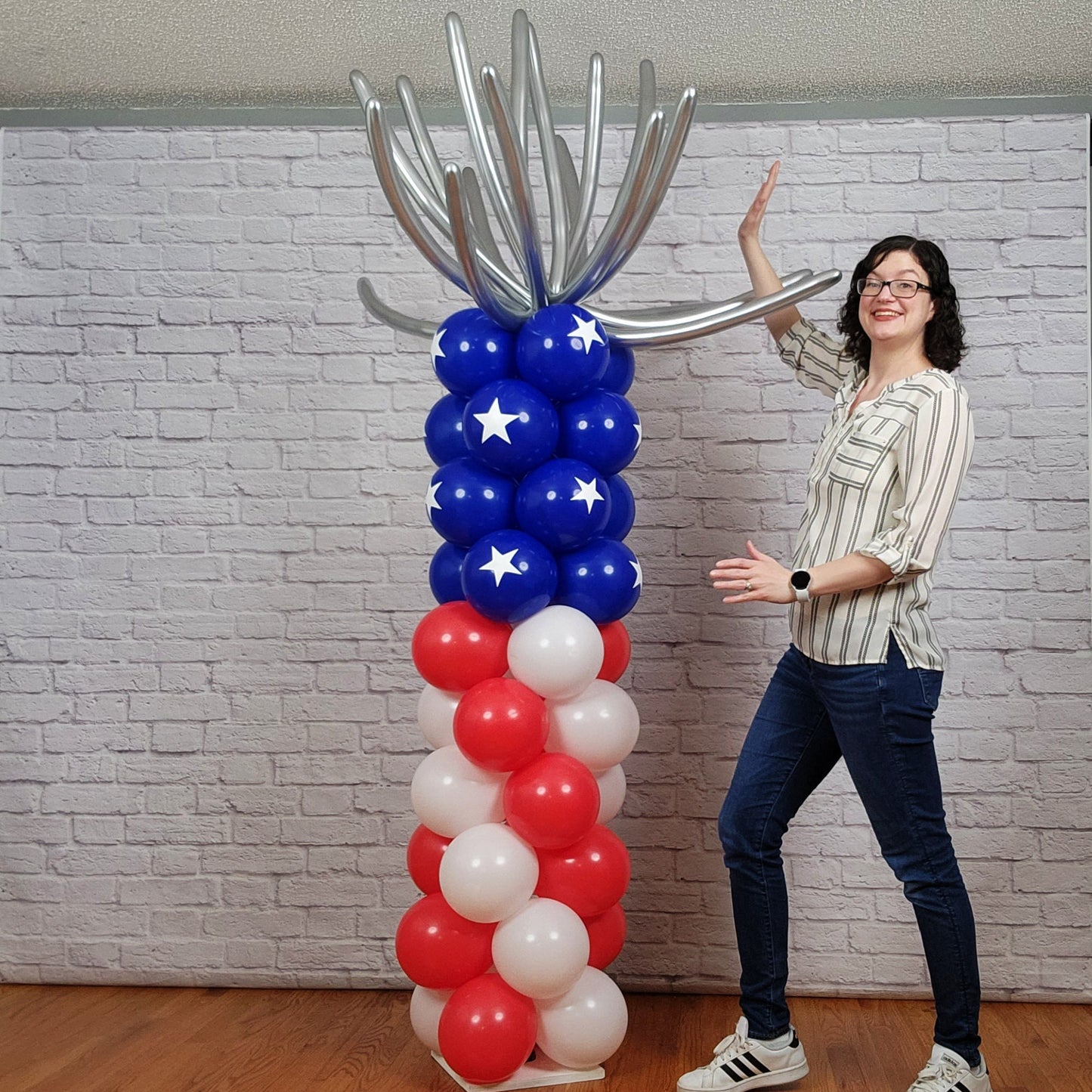 Flag Spiral Balloon Column Tutorial and Plans | Digital Balloon Recipe