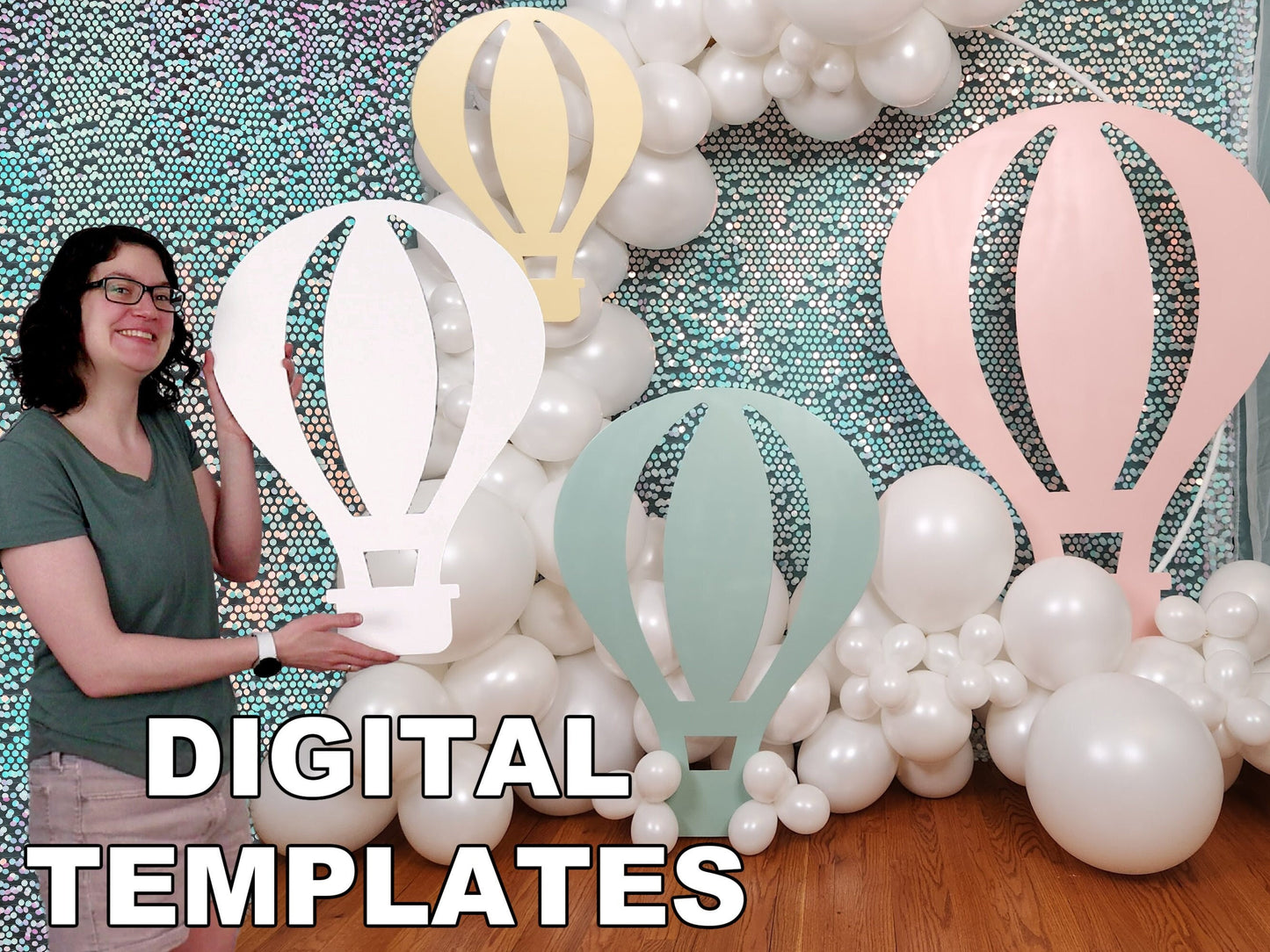 Hot Air Balloon Template and Tutorial | Digital Plans