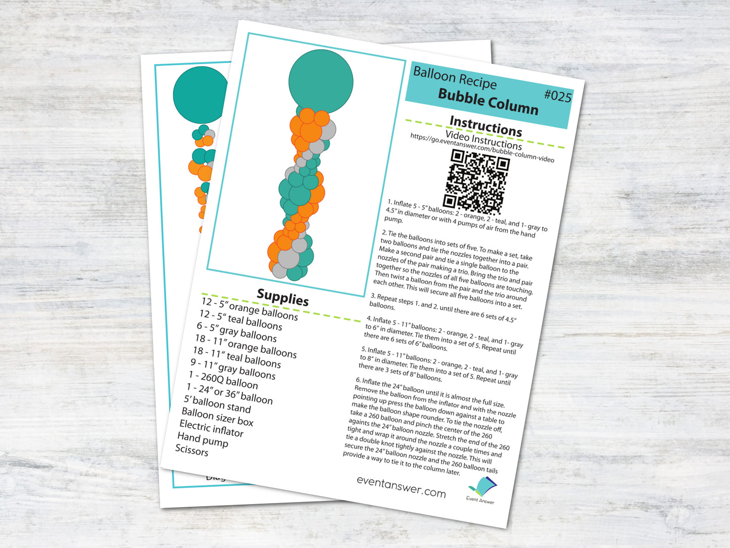 Bubble Balloon Column Tutorial and Plans | Digital Balloon Recipe