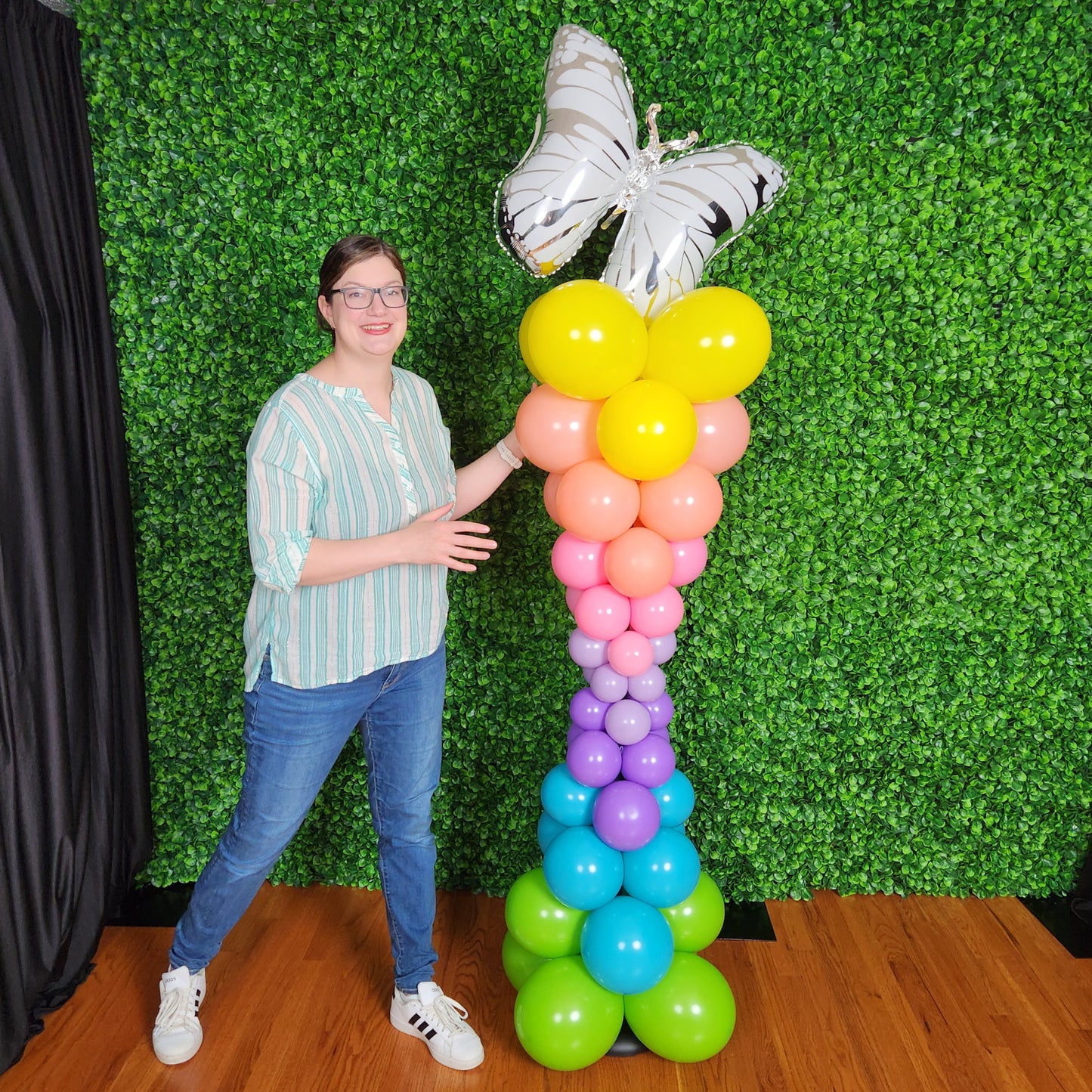 Hourglass Balloon Column Plans + Custom Color Guide — Instant PDF Download | Digital Balloon Recipe