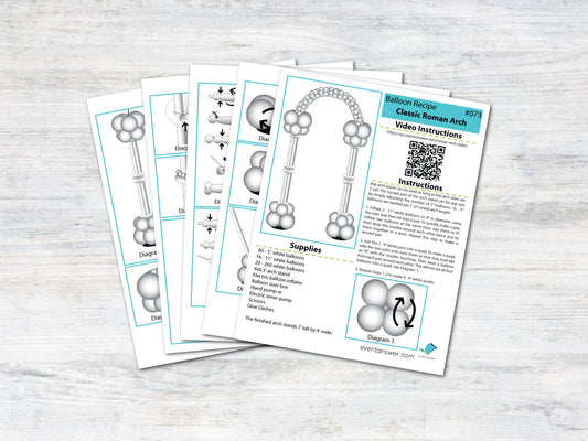 Classic Roman Arch Tutorial and Plans | Digital Balloon Recipe