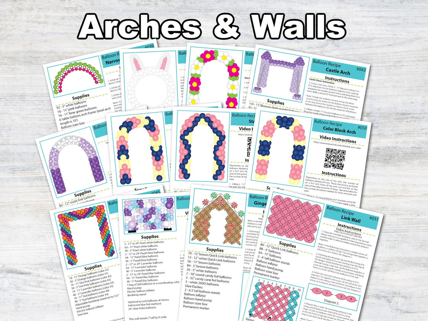 Balloon Plans - Pro Bundle - Digital Balloon Recipes