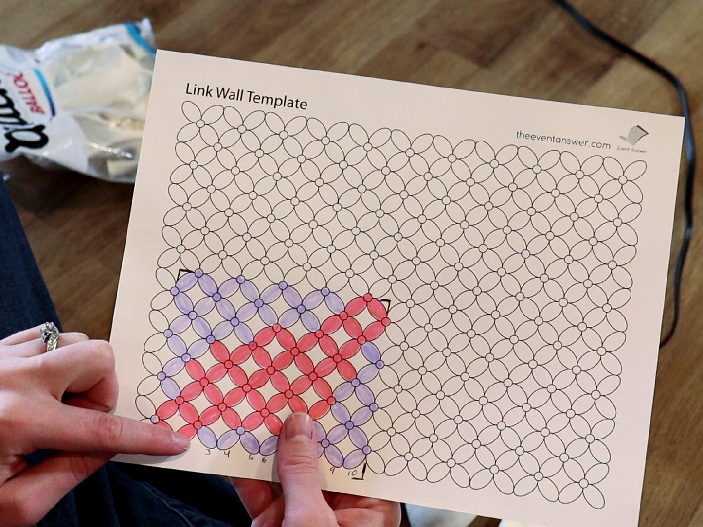 Balloon Link Wall Tutorial, Template, and Plans | Digital Balloon Recipe